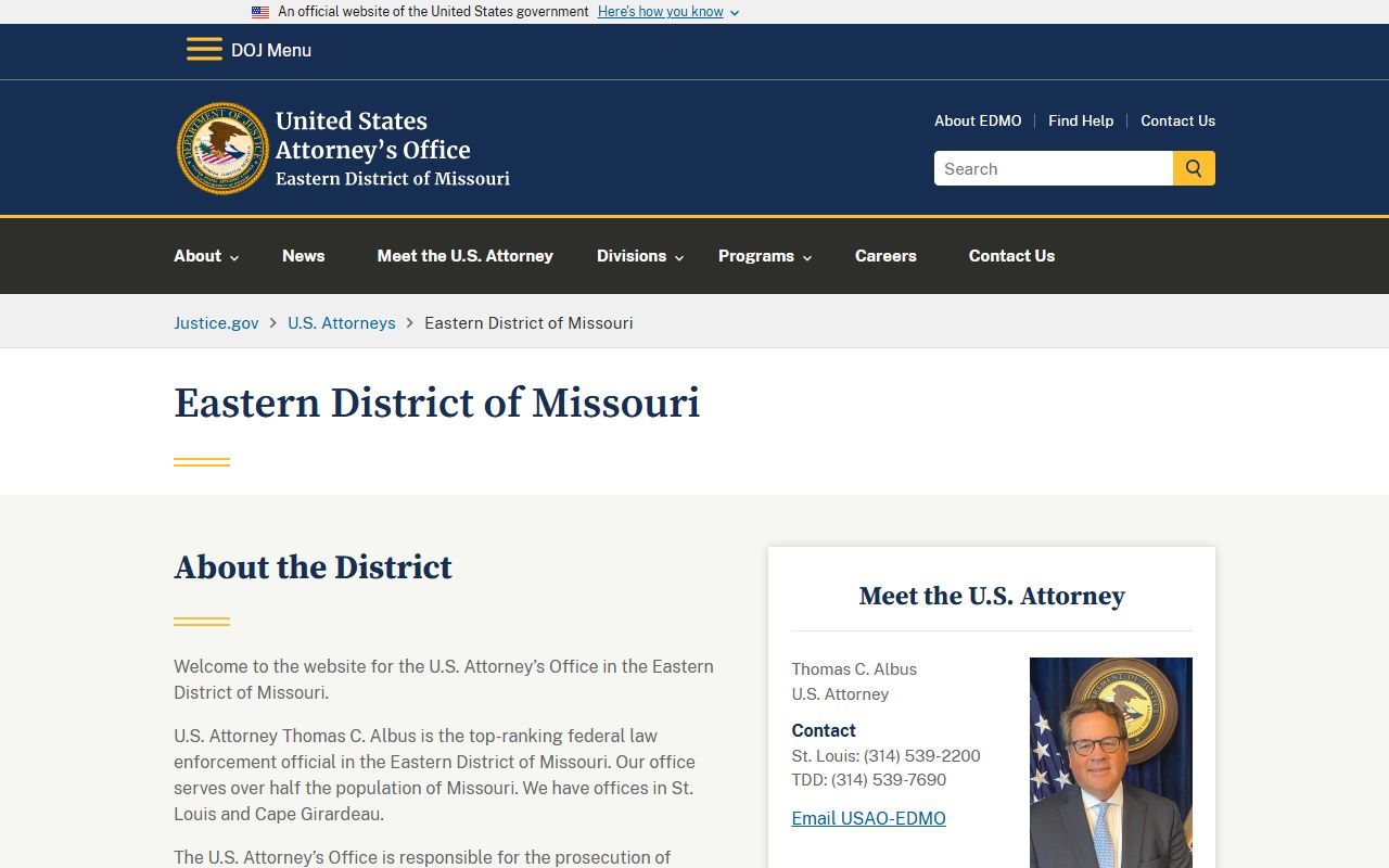 Cape Girardeau County Circuit Court records and Eastern District federal prosecution source